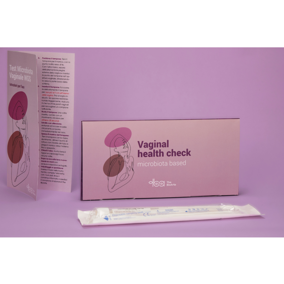 The BioArte vaginal mcirobiota test The BioArte vaginal mcirobiota test